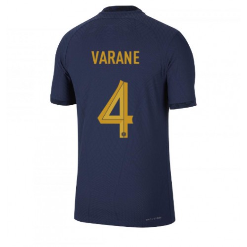 France Raphael Varane #4 Replica Home Shirt World Cup 2022 Short Sleeve